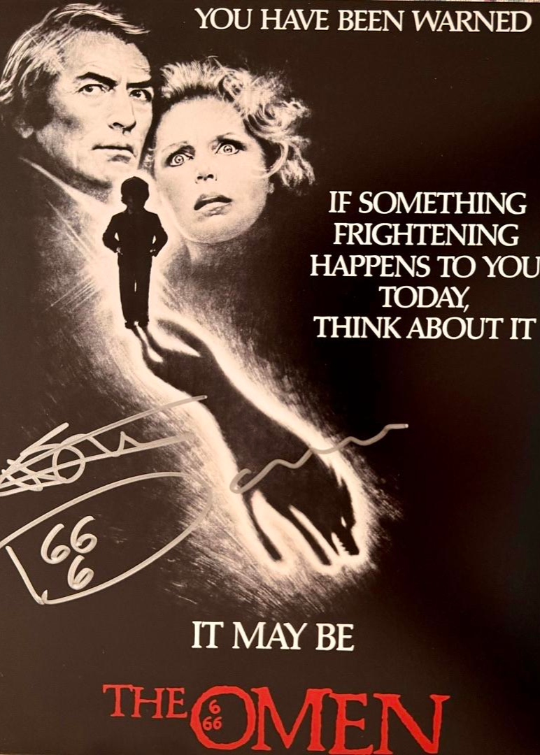 Harvey Stephens Signed 8x10 Photo (The Omen) - JSA COA